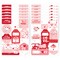 Big Dot of Happiness Happy Valentine’s Day - Assorted Valentine Hearts Party Gift Tag Labels - To and From Stickers - 12 Sheets - 120 Stickers
